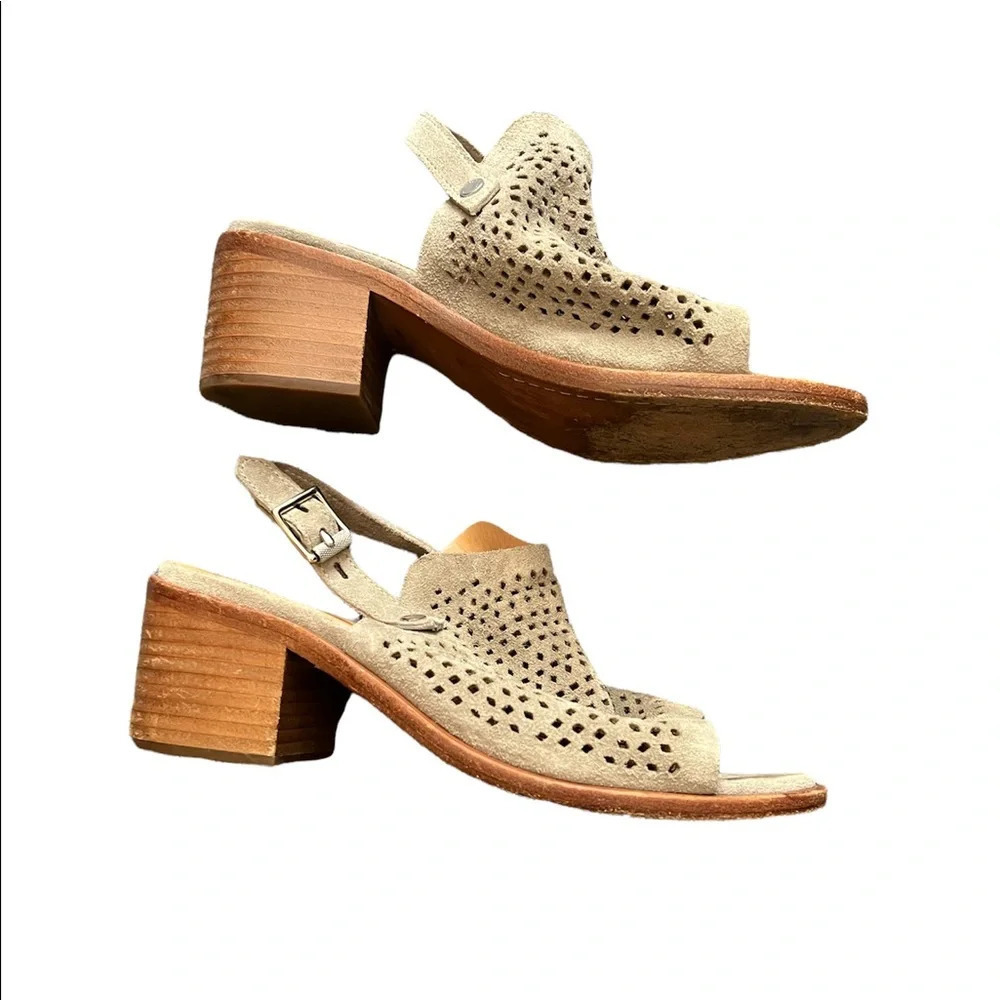 Rag & Bone Cream Tan Suede Sandals, size 36.5